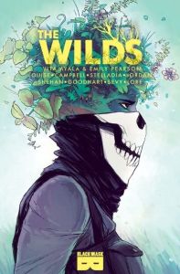 The Wilds vol 1 person with a bandana and flowers growing outside of their head. (Image: Black Mask Comics)