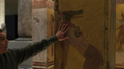 Arthur Harrow reveals Ammit to Steven Grant.