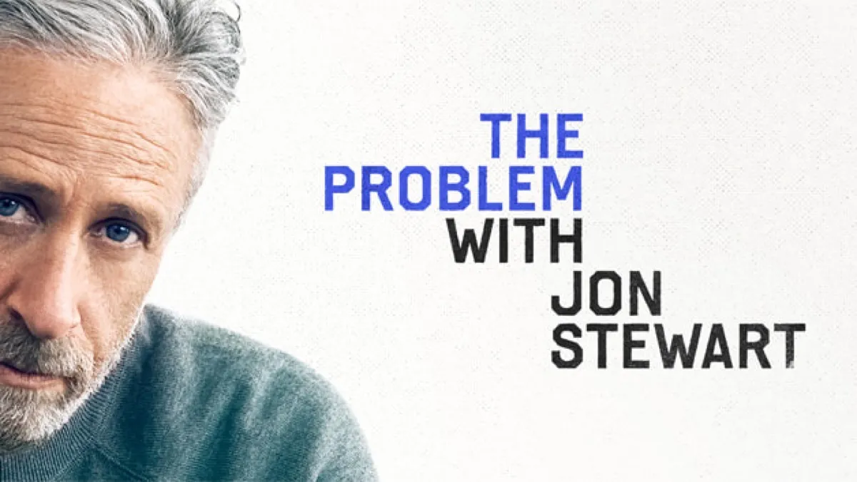 The Problem With Jon Stewart title card.
