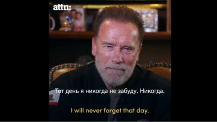 Arnold Shwarzenegger sends video message to Russia