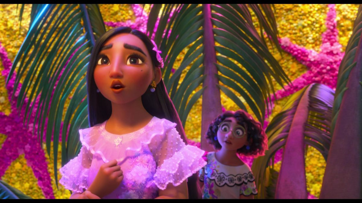 Diane Guerrero as Isabela Madrigal lets loose in Disney's Encanto