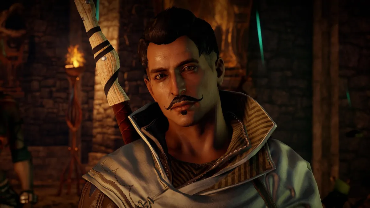 The Inquisitor meets Dorian Pavus, one of the very few Asian characters in a western fantasy RPG
