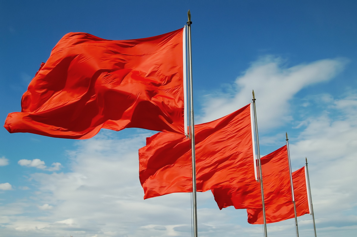 Red Flags in the wind