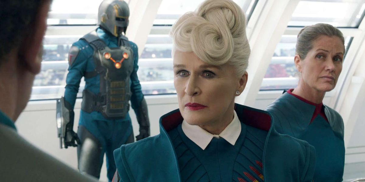 Glenn Close as Irani Rael in Guardians of the Galaxy
