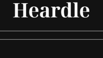 Heardle logo page
