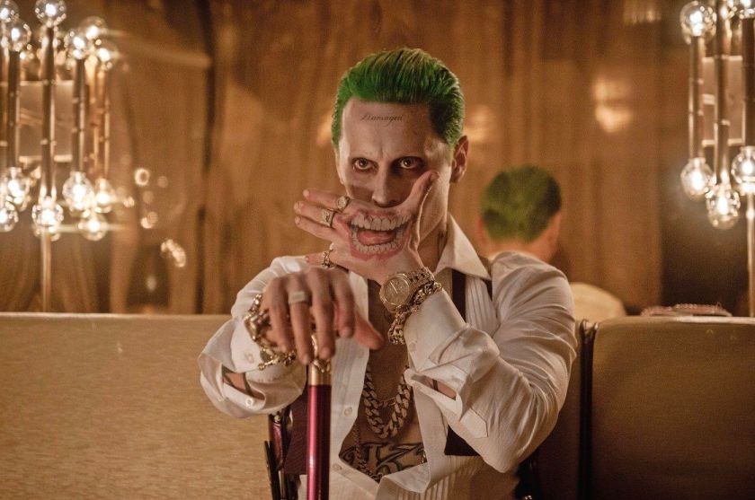 Jared Leto's Joker in Suicide Squad.