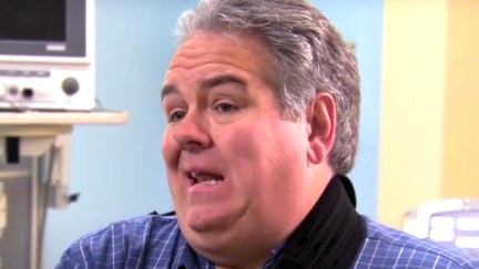 Jim O'Heir as Garry Gergich giving commentary on Parks and Creation