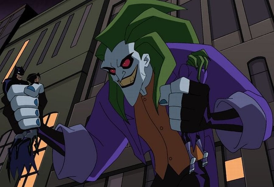 Joker 2.0 enlarged and holding Batman and the Joker in his fists. Voiced by Kevin Michael Richardson