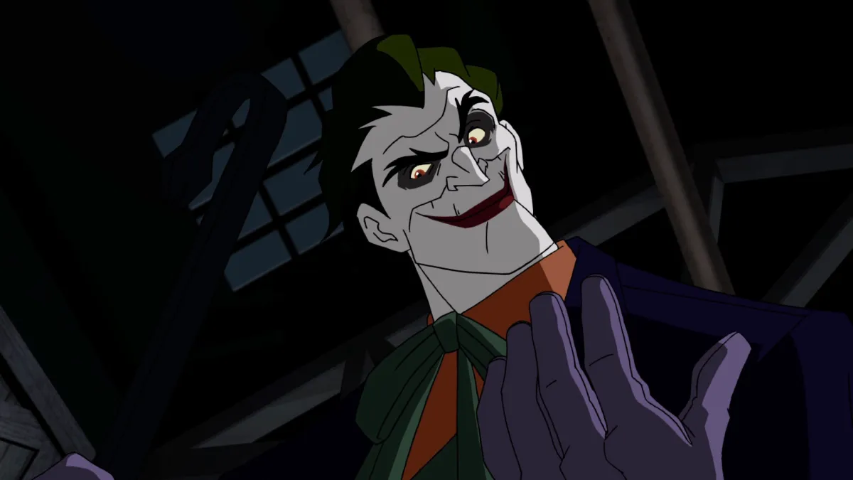 The Joker in Batman: Under the Red Hood. Voiced by John DiMaggio