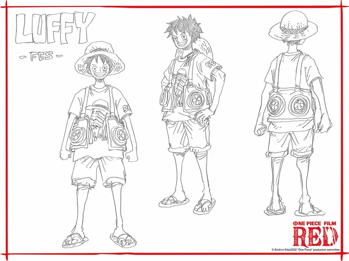 Artwork for Luffy's Fes Costume in One Piece: Red