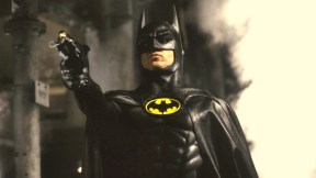 Michael Keaton as Batman in 1989's Batman.