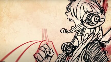 Screenshot from the teaser trailer for One Piece: Red