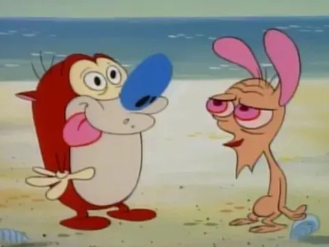 Ren and Stimpy in Ren and Stimpy.