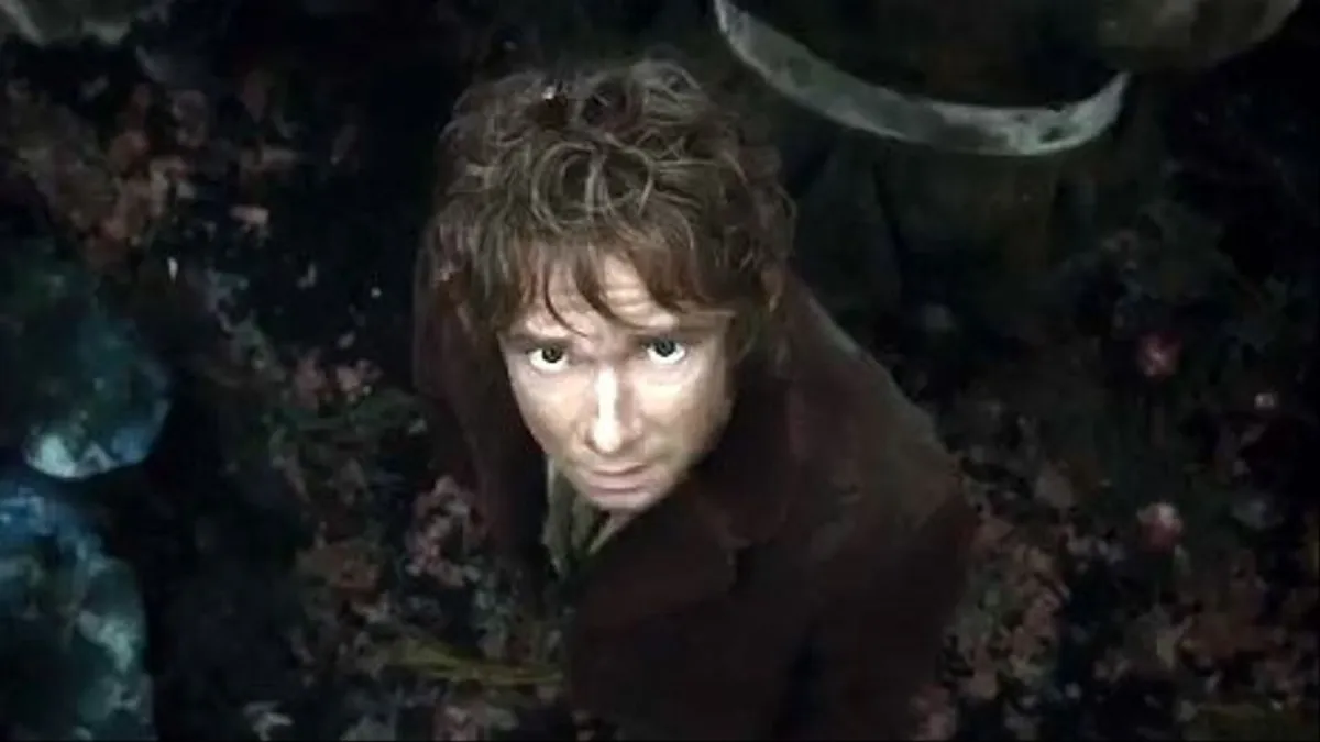 Martin Freeman as Bilbo in The Hobbit: Desolation of Smaug