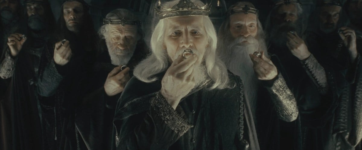 The Nine Mortal Men given Rings and doomed to die in Lord of the Rings