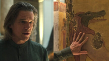 Arthur Harrow reveals Ammit from Moon Knight.