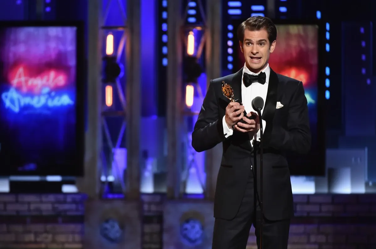 Andrew Garfield performs onstage during the 72nd Annual Tony Awards at Radio City Music Hall on June 10, 2018 in New York City.