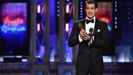 Andrew Garfield performs onstage during the 72nd Annual Tony Awards at Radio City Music Hall on June 10, 2018 in New York City.