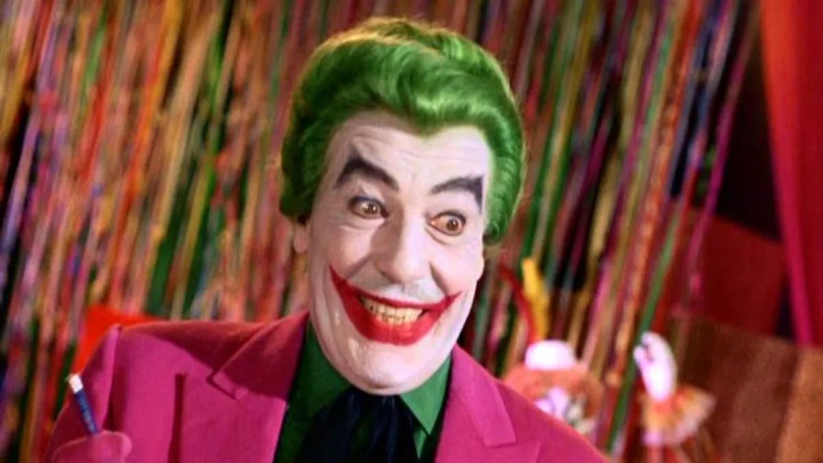Cesar Romero as the Joker in the 1966 Batman tv series.