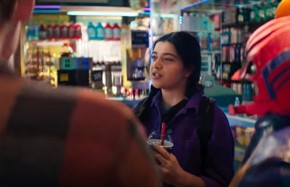 Kamala Khan at the Circle Q in the Ms. Marvel trailer.