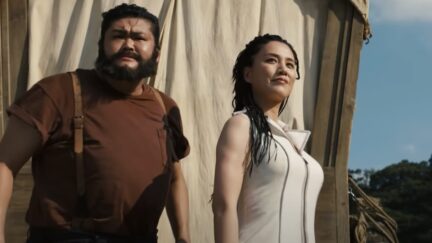 Izumi and Sig Curtis from the Fullmetal Alchemist: The Final Chapters trailer