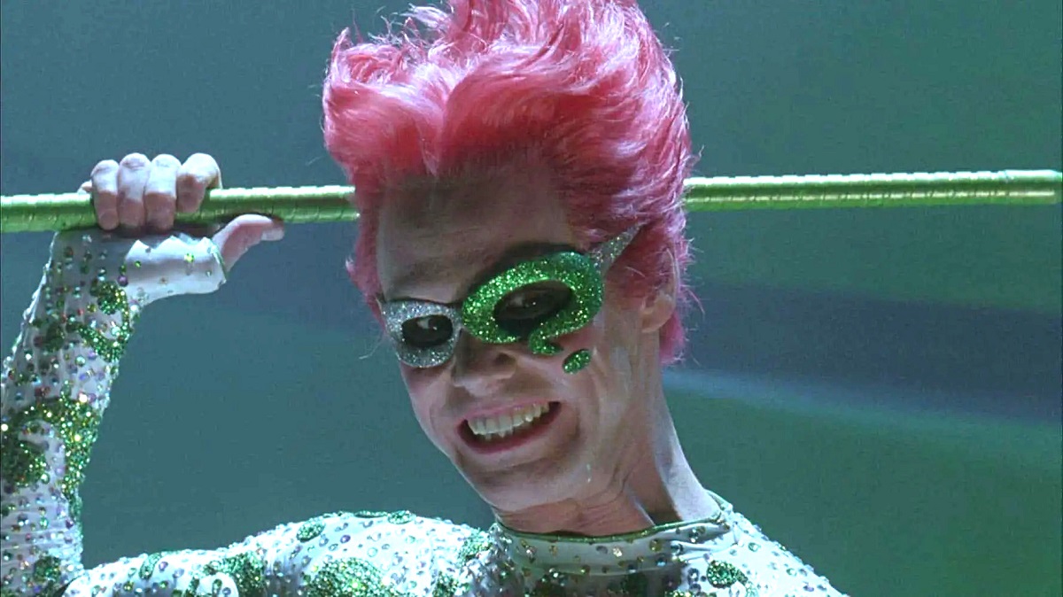 Jim Carrey as the Riddler in 'Batman Forever'