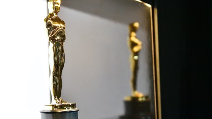 Oscars statuettes are on display