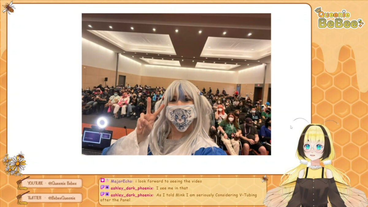 BeBee Queenie discusses the PAX East panel on stream.