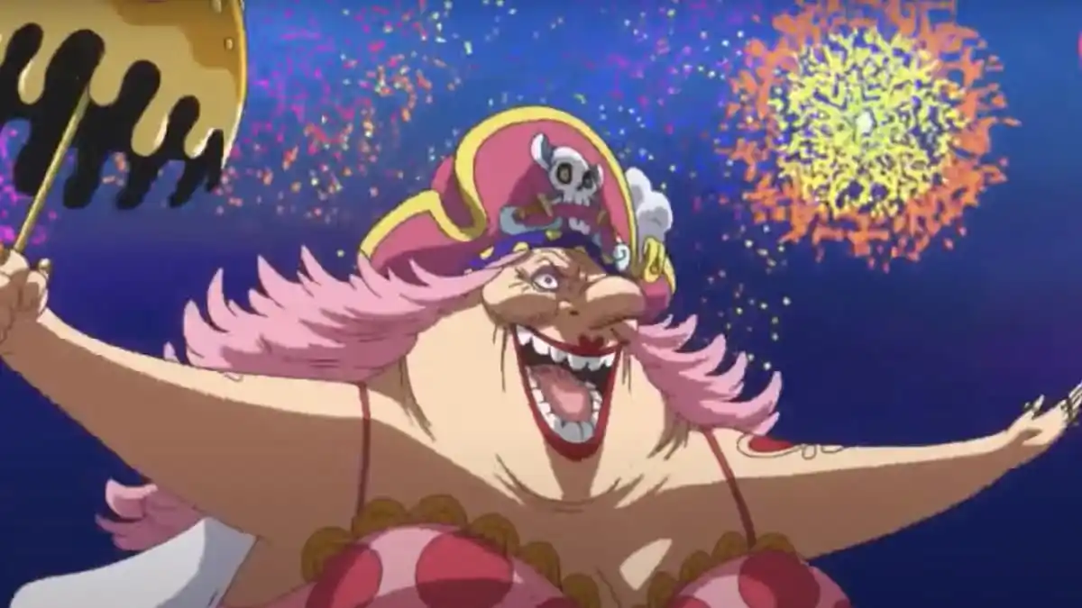 Big Mom singing a musical number in One Piece