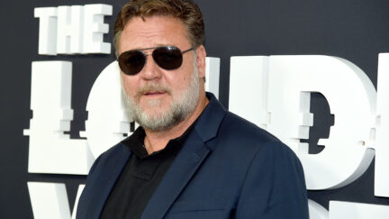 Russell Crowe looking cool in some sunglasses