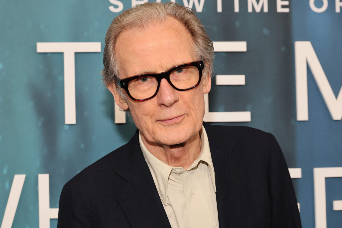 Bill Nighty at a premiere