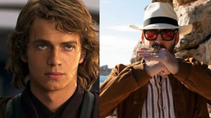 Hayden Christensen as Anakin Skywalker and Nic Cage as Nick Cage