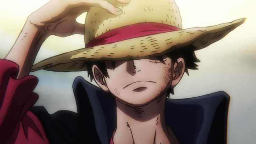 Monkey D. Luffy at the end of One Piece episode 1015