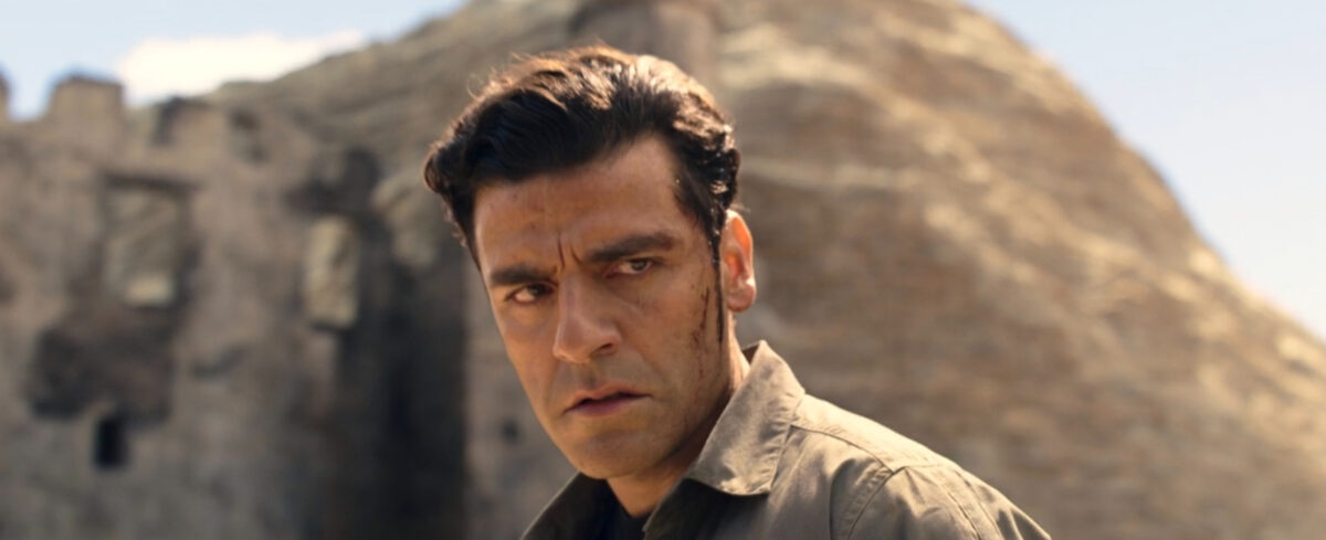 Oscar Isaac looking angry in Moon Knight