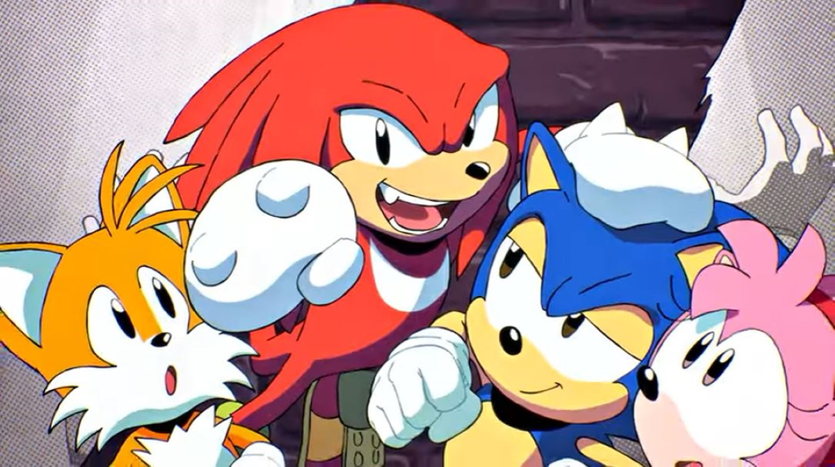 Sonic, Tails, Knuckles, and Amy