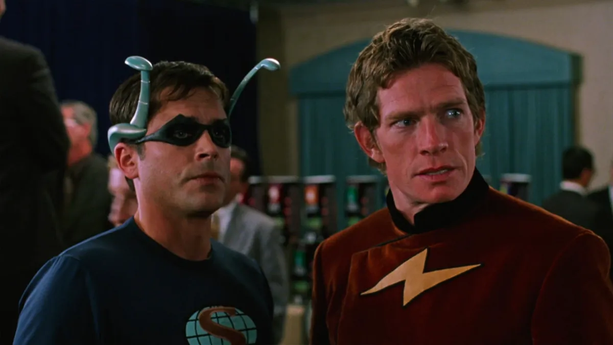 Rob Lowe as the Weevil and Thomas Haden Church as the Strobe in The Specials 