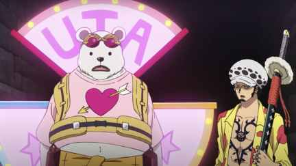 Beppo and Law from the One Piece Red teaser