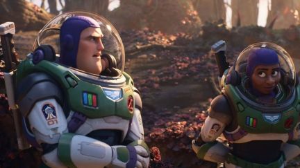 Buzz Lightyear and Izzy meeting. Image: Disney Pixar