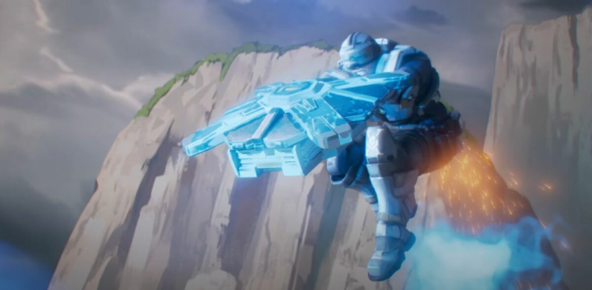 Newcastle a.k.a. Jackson from Apex Legends. Image: Respawn screencap.