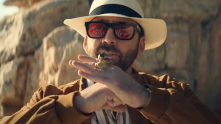 Nic Cage in Unbearable Weight of Massive Talent