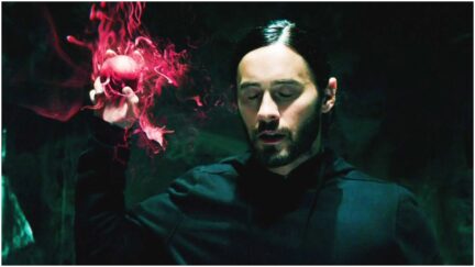 Jared Leto plays ball in 'Morbius'