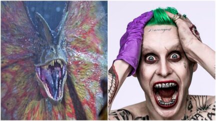 Jurassic Park dinosaur and Jared Leto's Joker are twins