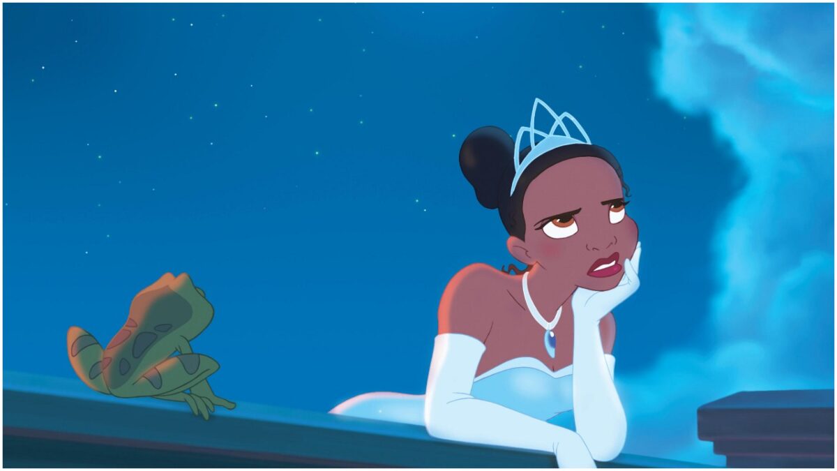 Princess Tiana rolls her eyes in 'The Princess and the Frog'