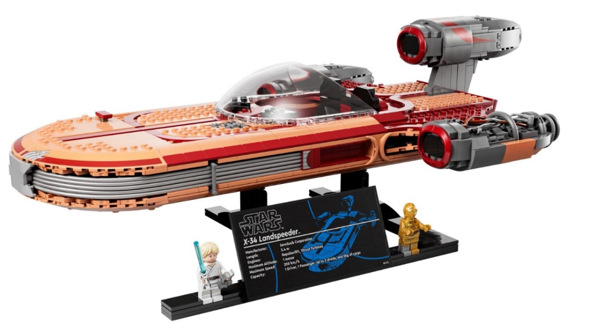 Luke Skywalker's Landspeeder hits Lego.