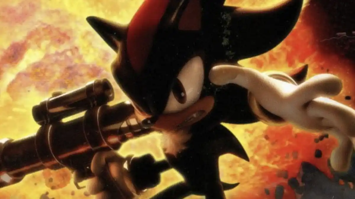 The actual cover art from Shadow the Hedgehog