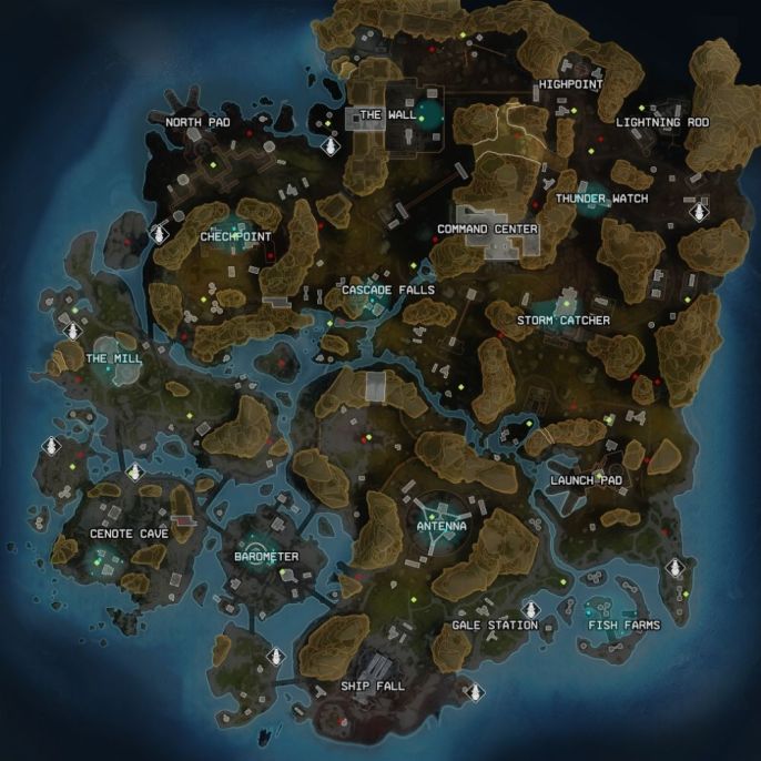 "Storm Point" map from Apex Legends. (Image: Respawn Entertainment.)
