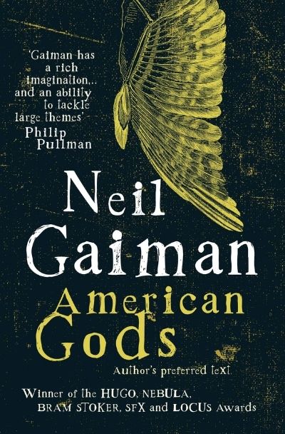 American Gods by Neil Gaiman.  Image: William Morrow & Company.