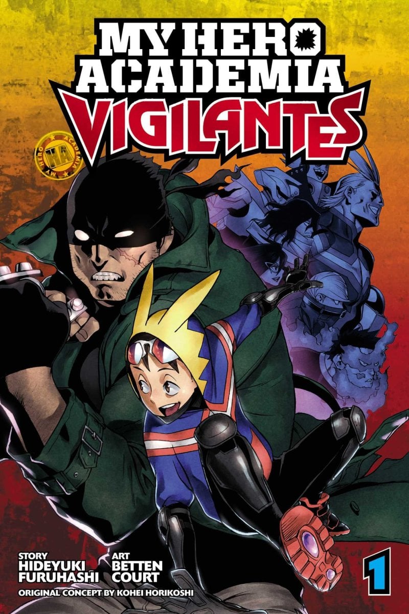 The cover to My Hero Academia Vigilantes