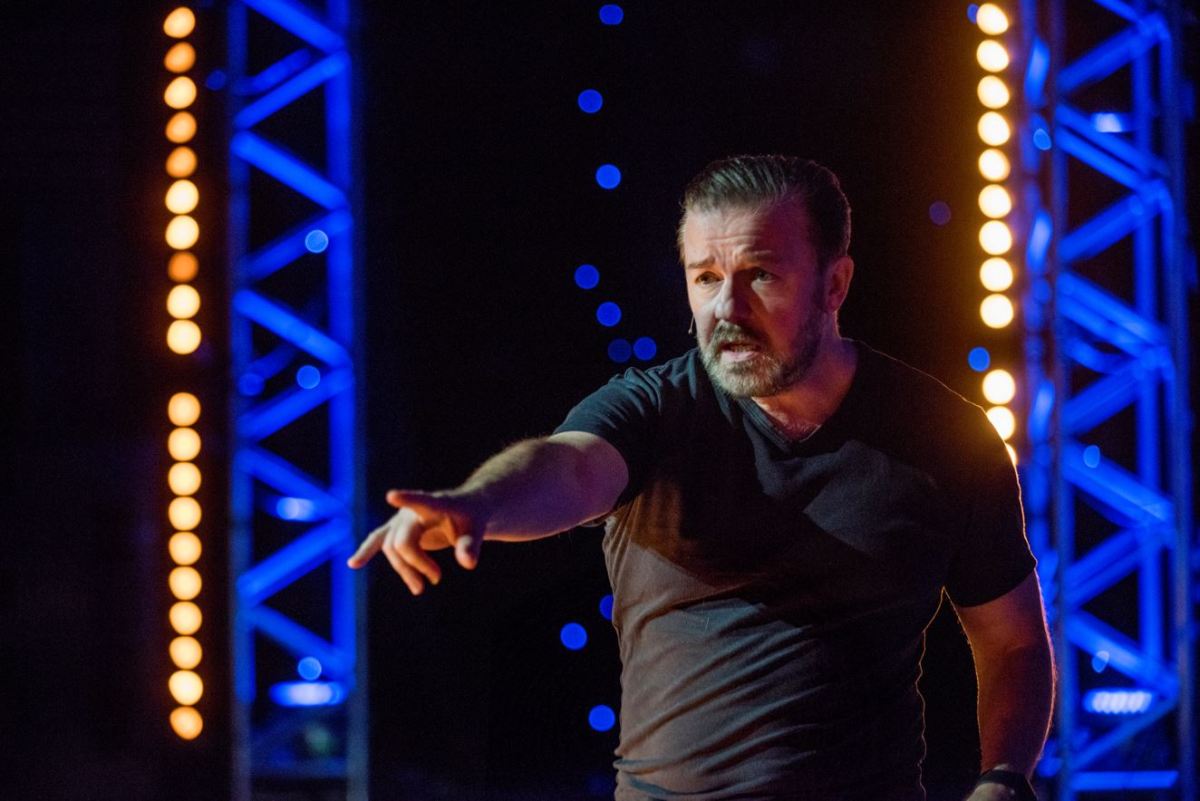 Ricky Gervais in 'Humanity' for Netflix.