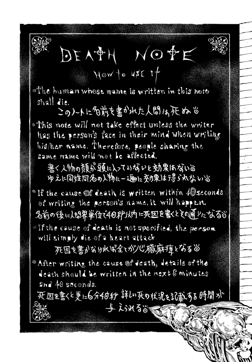 The rules of the Death Note